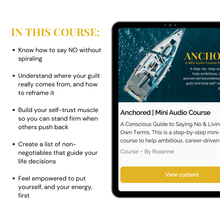 Load image into Gallery viewer, ANCHORED | The Audio Course for Boundaries